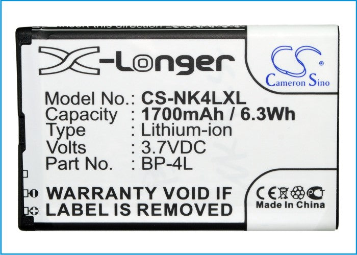 Wexler E6002 1700mAh eReader Replacement Battery-5