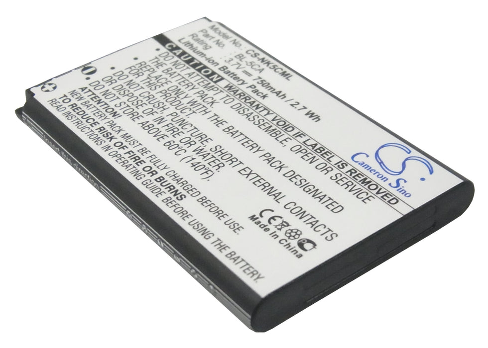 Lamtam E11 E16 LT826 LT828 Black GPS 750mAh Replacement Battery-main