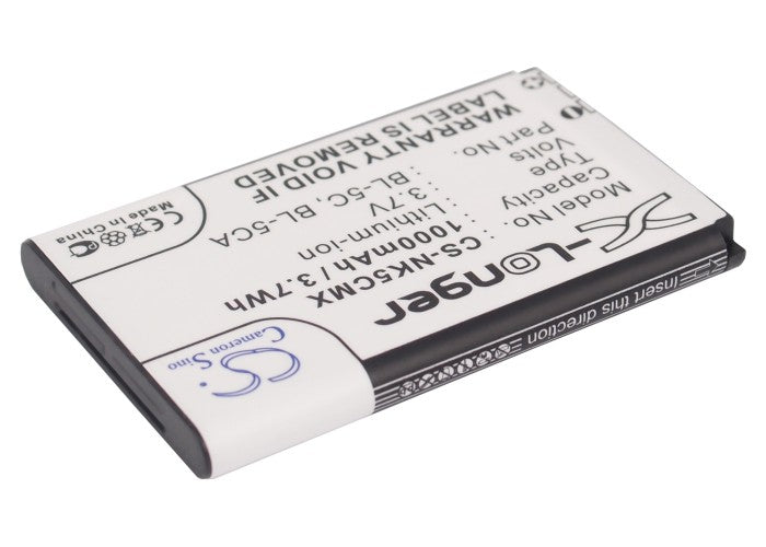 Deasy T258 TL1266 TS1008 TS1 Black Barcode 1000mAh Replacement Battery-2