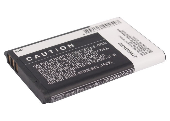 Uniscope U73 Black Barcode 1000mAh Replacement Battery-4
