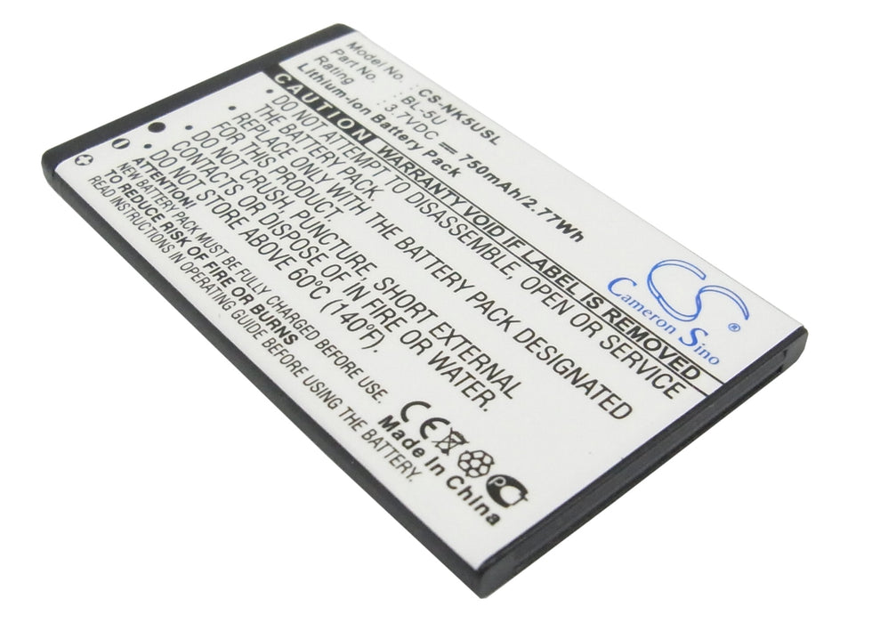 Nokia 8800E 8900E 8900i 750mAh Replacement Battery-main