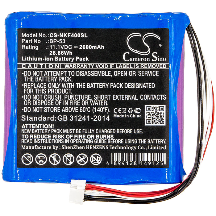 Nissin KF4 KF4A 2600mAh Replacement Battery-3