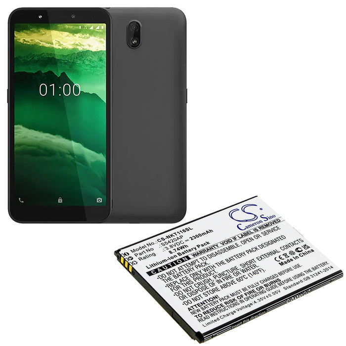 Nokia C1 2019 TA-1165 Mobile Phone Replacement Battery-4
