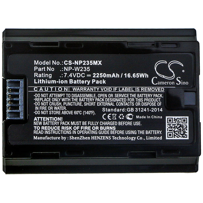 Fujifilm X-T4 2250mAh Camera Replacement Battery-3
