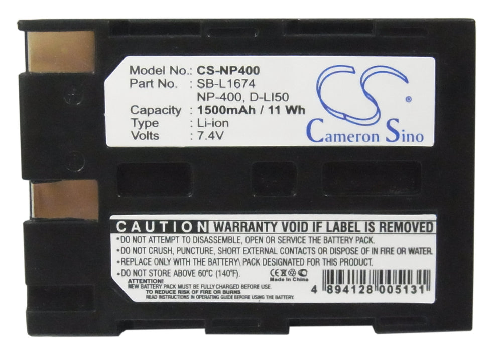 Sigma SD14 Camera Replacement Battery-5