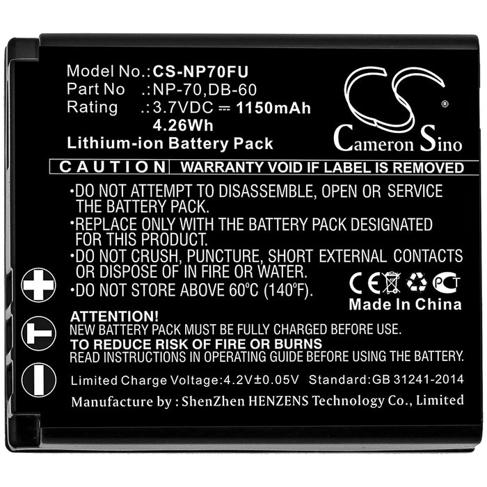 Leica BP-DC4-U Lithium-Ion Battery (3.7v, 1150mAh) for Leica D-Lux