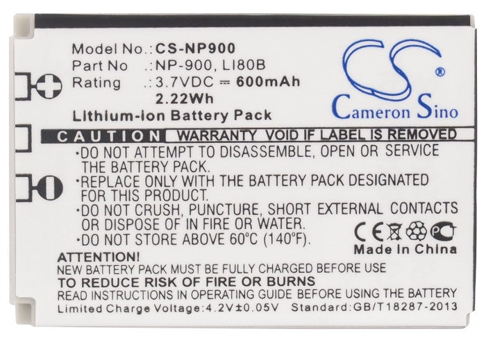 Prosio Slim Neo Xc534 Slim Neo Xi Camera Replacement Battery-5