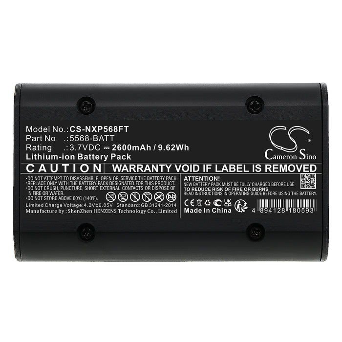 Nightstick 5566 5568 XPP-5566 XPR-5568 2600mAh Flashlight Replacement Battery