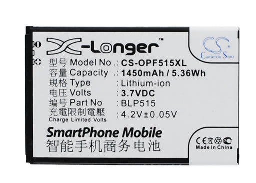 Oppo F15 R801 T15 T703 X903 1450mAh Replacement Battery-main