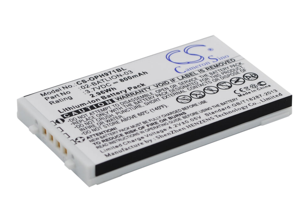 Opticon OPL-7724 OPL-7734 OPL-9700 OPL-9712 800mAh Replacement Battery-2