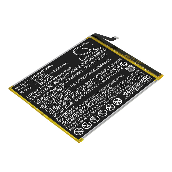 OPPO Realme pad mini Realme Pad Mini 4G Realme Pad Mini LTE Realme Pad Mini Wi-Fi RMP2105 Tablet Replacement Battery