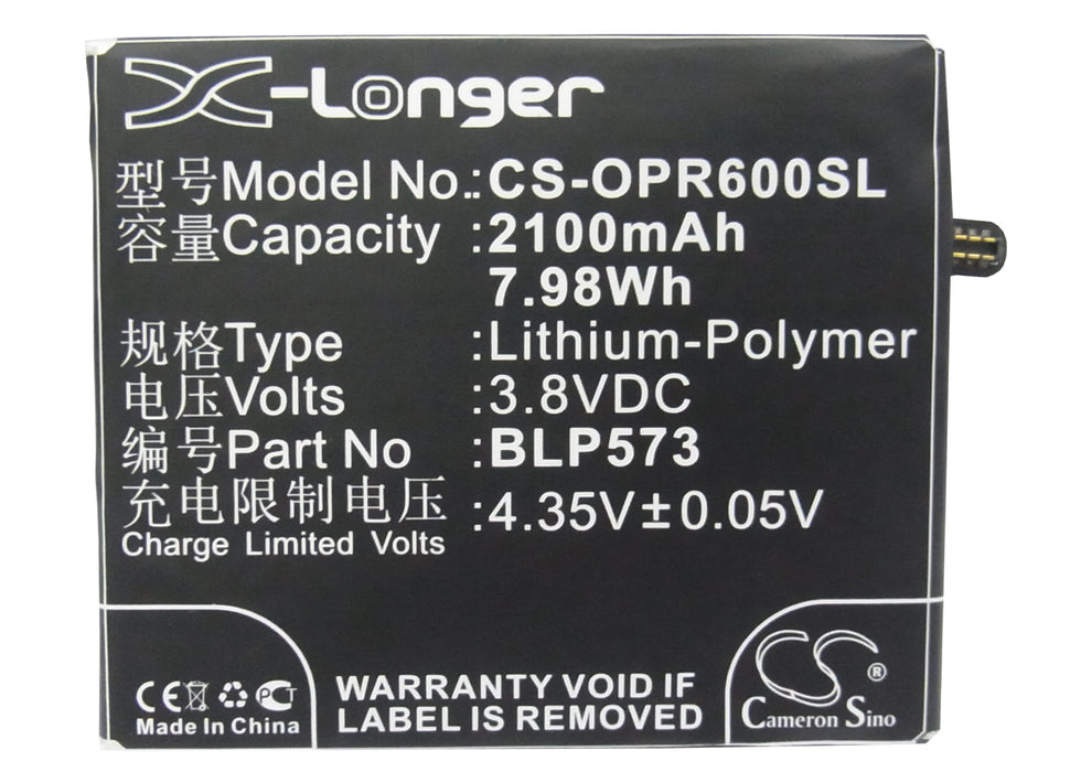Oppo N1 Mini N5111 N5116 N5117 R6007 Mobile Phone Replacement Battery-5