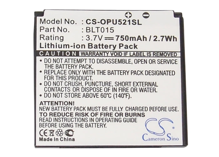 Oppo U521 Mobile Phone Replacement Battery-5