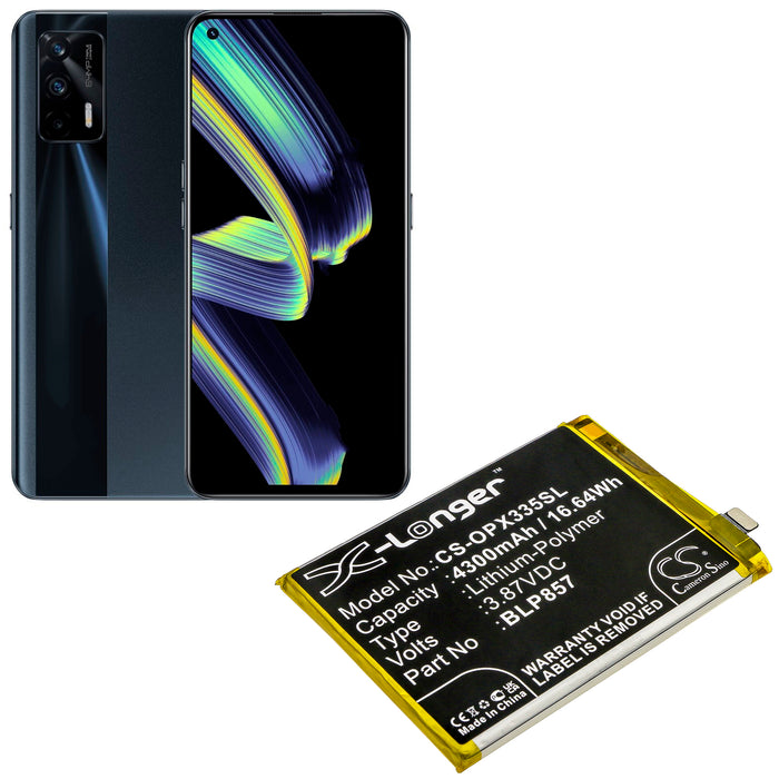 Oppo Realme GT Neo Realme GT Neo 5G 2021 Realme GT Neo Flash 5G 2021 RMX3031 RMX3350 Mobile Phone Replacement Battery-5