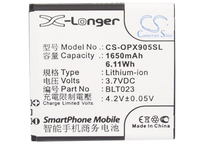 Oppo A91 R807 R811 X905 Mobile Phone Replacement Battery-5