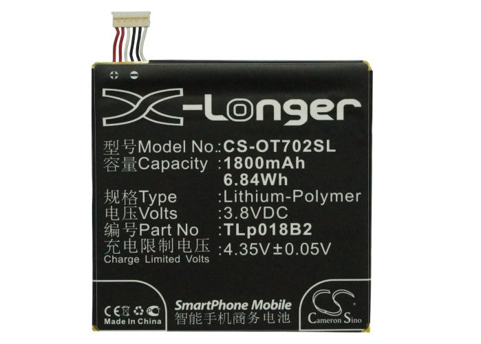 TCL P600 P606 P606T S820 Mobile Phone Replacement Battery-5