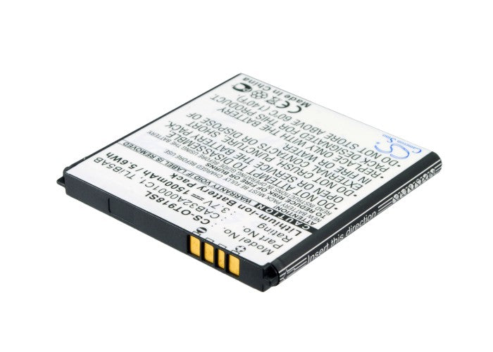 TCL A980 A986 D662 S500 S600 1500mAh Mobile Phone Replacement Battery-3