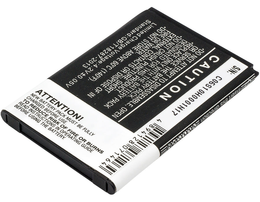 TCL A860 A968 A998 U980 W989 1750mAh Mobile Phone Replacement Battery-4