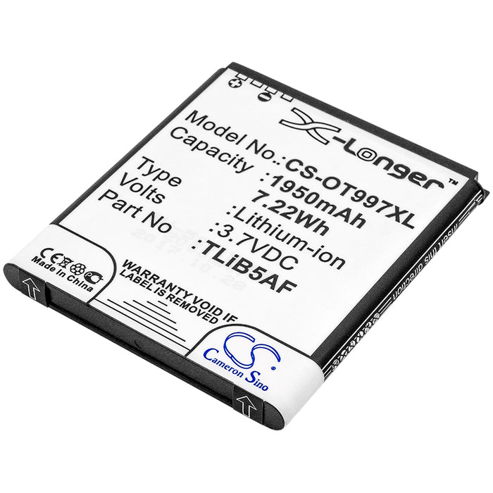 TCL J160 MW40 MW40CJ MW40V M Black Hotspot 1950mAh Replacement Battery-main