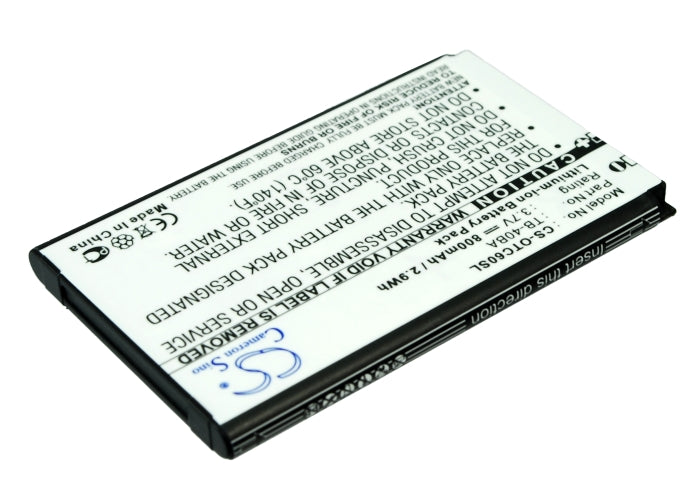 Alcatel One Touch C60 OT-C60 Mobile Phone Replacement Battery-2