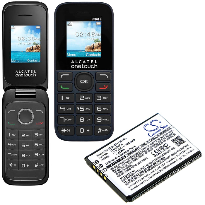 Alcatel OneTouch 1013X OneTouch 1035D OneTouch 1046D OT-1013X OT-1035D OT-1046D Mobile Phone Replacement Battery-4