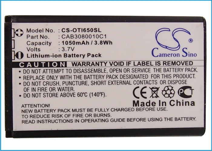 Alcatel OT-I650 Mobile Phone Replacement Battery-5