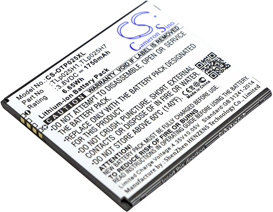 Alcatel One Touch POP 4 One Touch POP 4 LTE OT-505 Replacement Battery-main