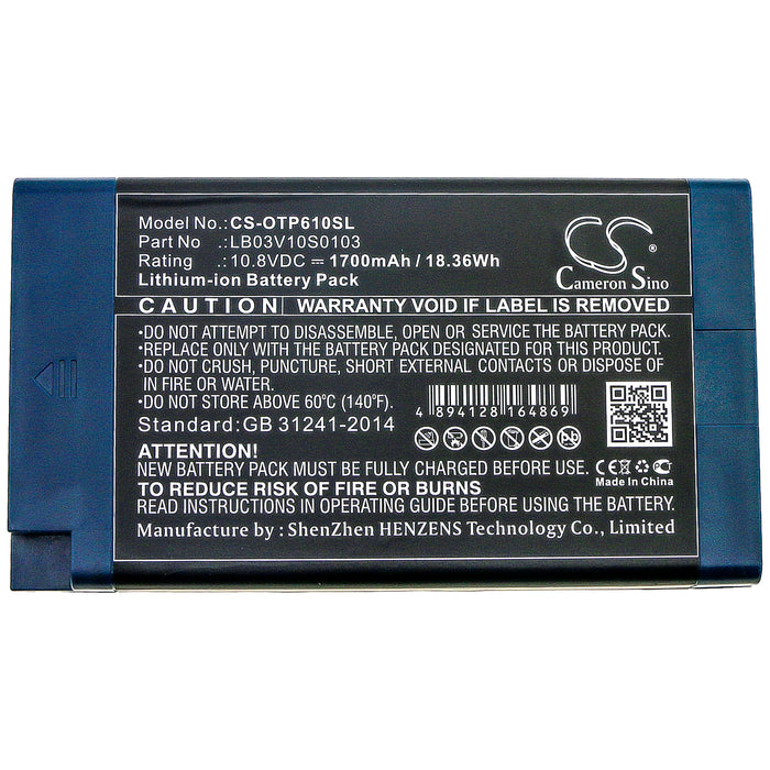 Opwill OPT6123L OTP6103 OTP-6103 OTP6105 OTP6123 OTP-6123 OTP-6126 OTP-6213L Survey Multimeter and Equipment Replacement Battery-5