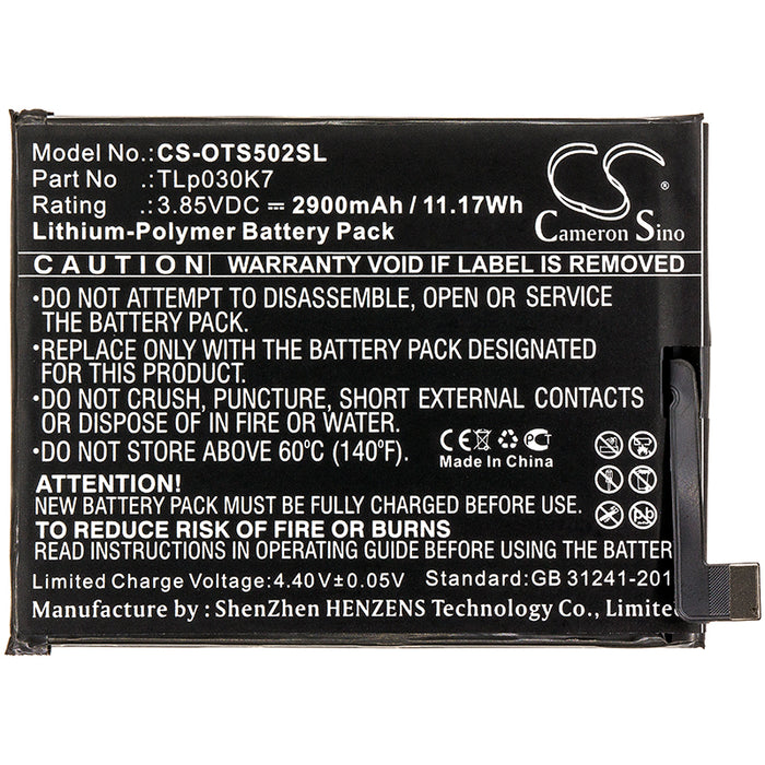 Alcatel 1S OT-5024D Mobile Phone Replacement Battery-3