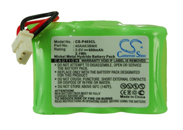 Radio Shack 239069 23956 3N270AA-MRX-R 433215 9601436 CLT3500 GESPCH06 Cordless Phone Replacement Battery-5