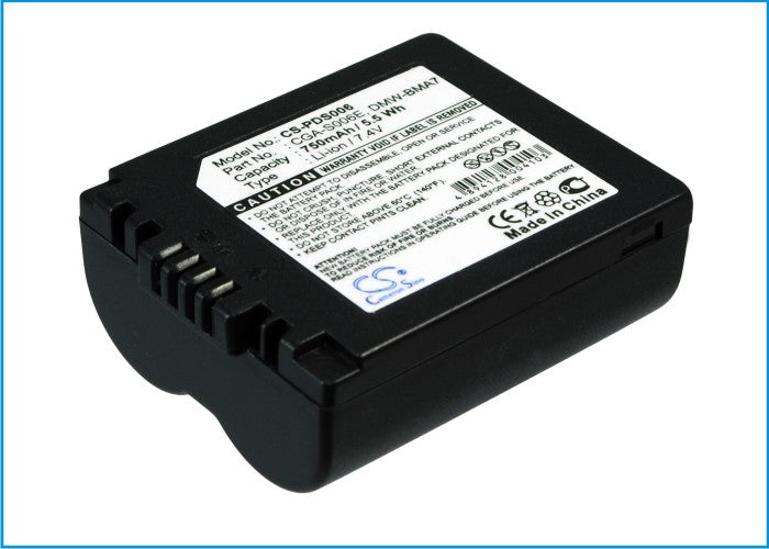 Panasonic Lumix DMC-FZ18 Lumix DMC-FZ18EB-K Lumix  Replacement Battery-main
