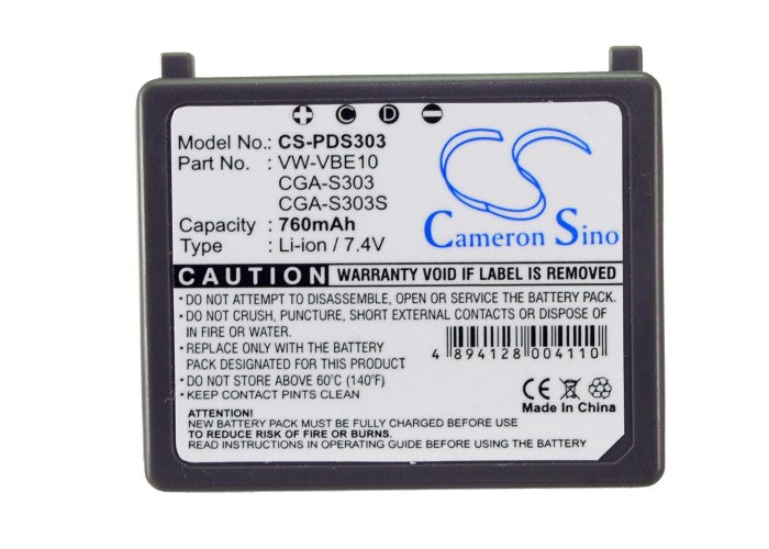 Panasonic SDR-S100 SDR-S100EG-S SDR-S100E-S SDR-S150 SDR-S150EB-S SDR-S150EG-S SDR-S150E-S SDR-S200 SDR-S300 Camera Replacement Battery-5