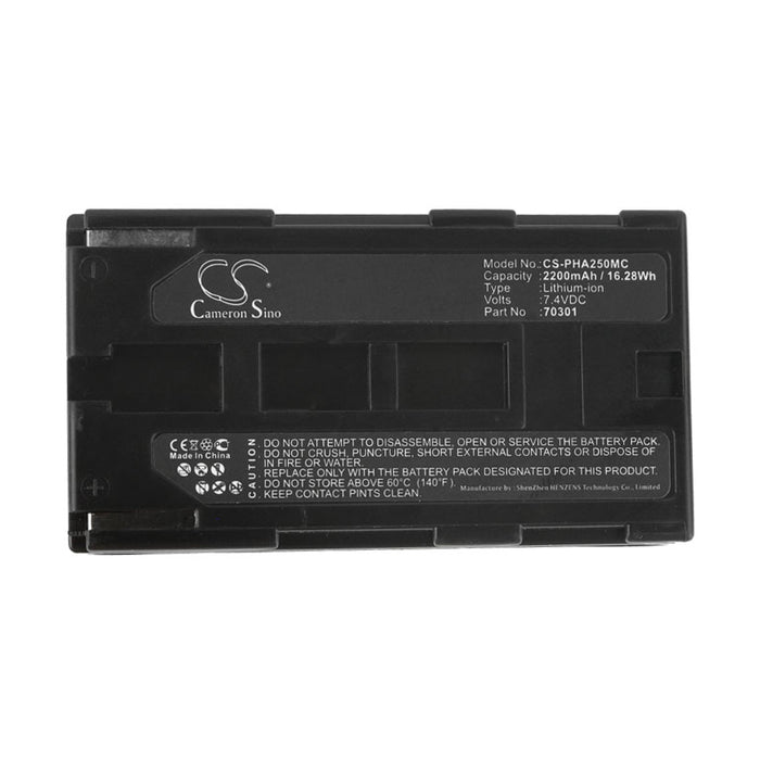 Phase One IQ IQ3 IQ4 P25 P25+ P30 P30+ P40 P40+ P45 P45+ P65 XF 2200mAh Camera Replacement Battery-3