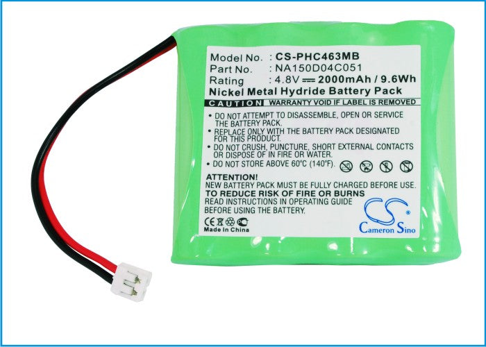 Philips SBC-EB4880 E2005 SBC-SC463 SBC-SC465 SBC-SC467 SBC-SC468 SBC-SC469 SBC-SC491 Baby Monitor Replacement Battery-3