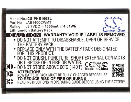 Philips E160 Xenium E160 Replacement Battery-main