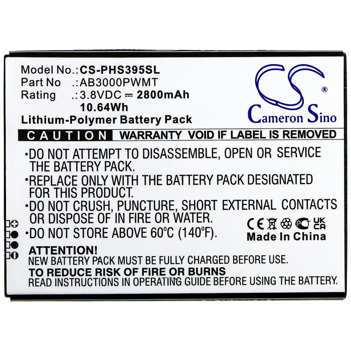 Philips CTS395 Xenium S395 Mobile Phone Replacement Battery-3