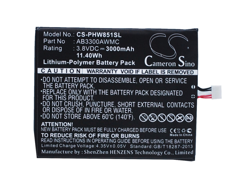 Philips W8510 Xenium W8510 Replacement Battery-main