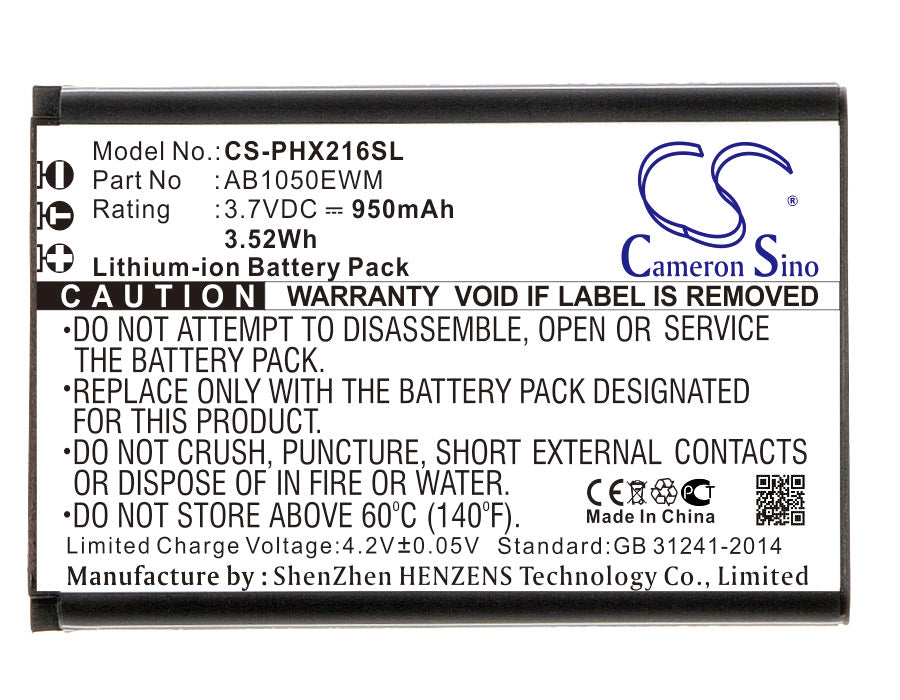 Philips Xenium X216 Replacement Battery-main