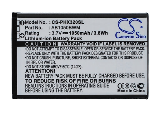 Philips Xenium 312 Xenium 320 Xenium X186 Replacement Battery-main