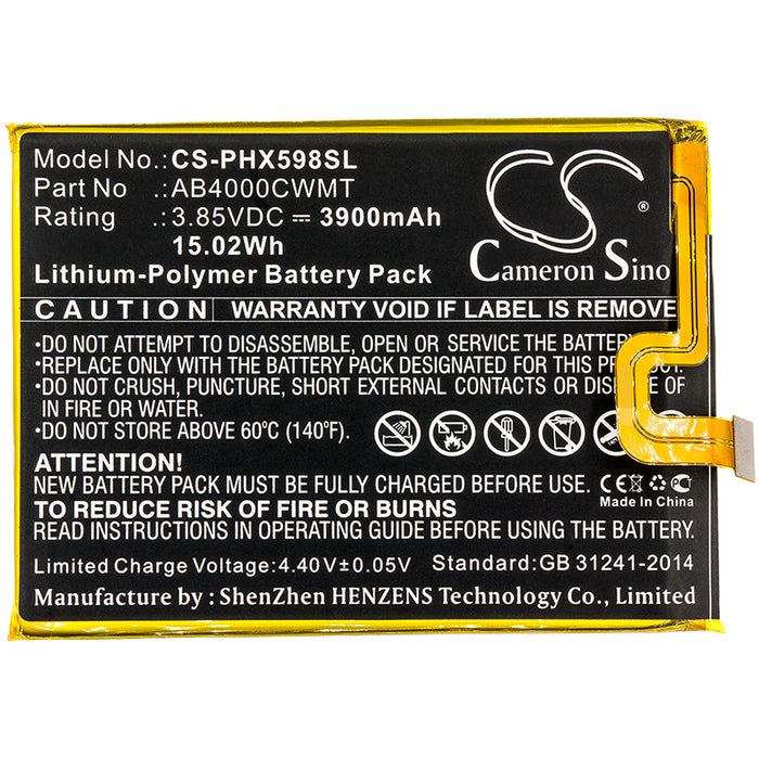 Philips CTS598 X598 Xenium S598 Mobile Phone Replacement Battery-3