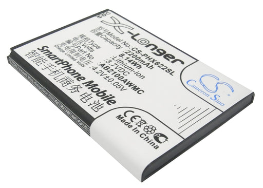 Philips V726 W632 W725 W820 W8568 X622 Xenium CTX7 Replacement Battery-main