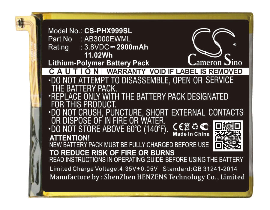 Philips I999 Xenium I999 Replacement Battery-main