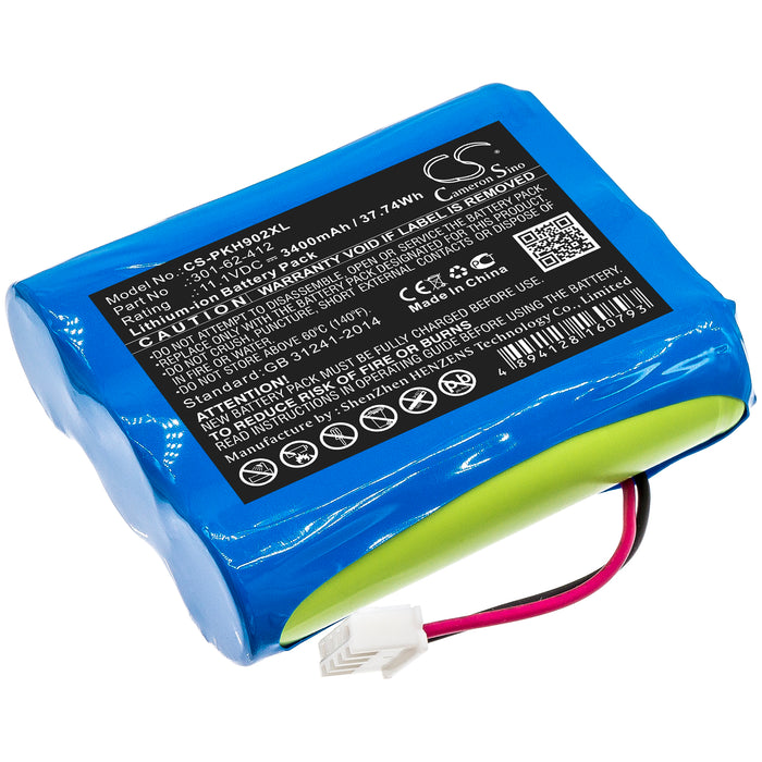 Peaktech P 9020 P9020A P9021 3400mAh Replacement Battery-main