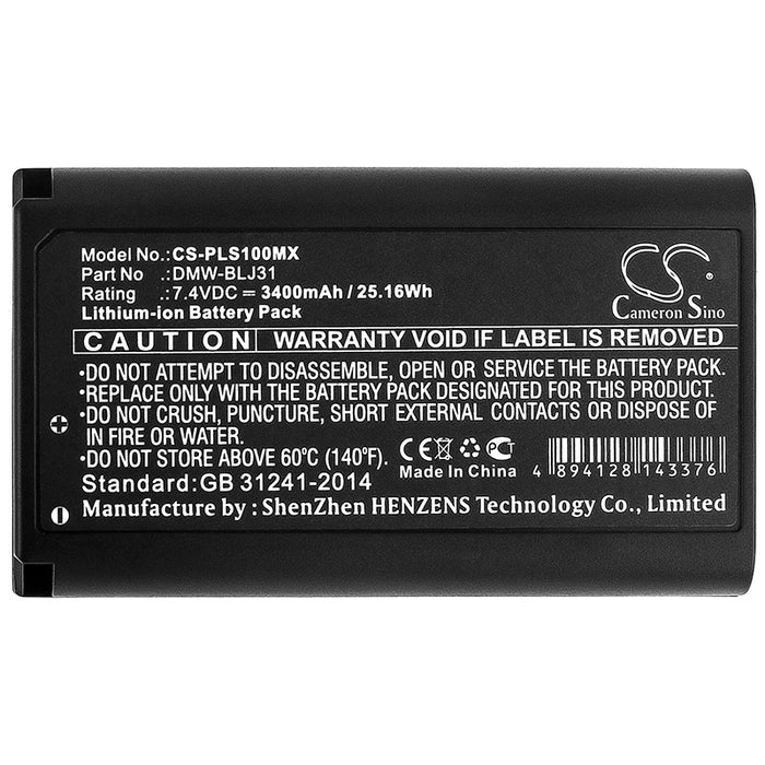 Panasonic Lumix DC-S1 Lumix DC-S1R Lumix S1 Lumix S1R 3400mAh Camera Replacement Battery-3