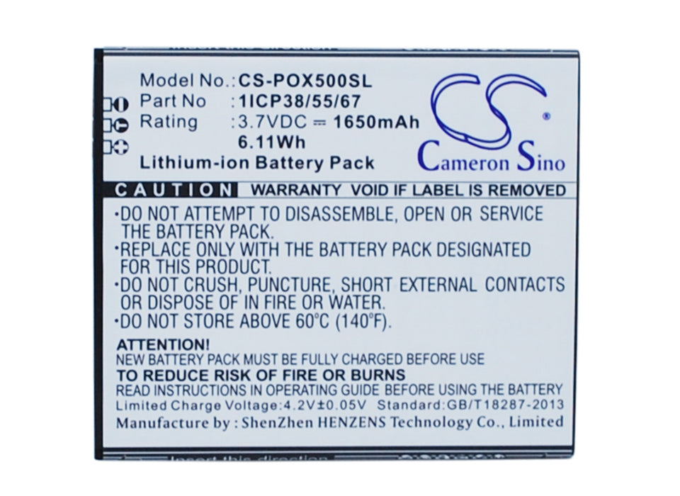 Posh Orion Pro X500a Replacement Battery-main