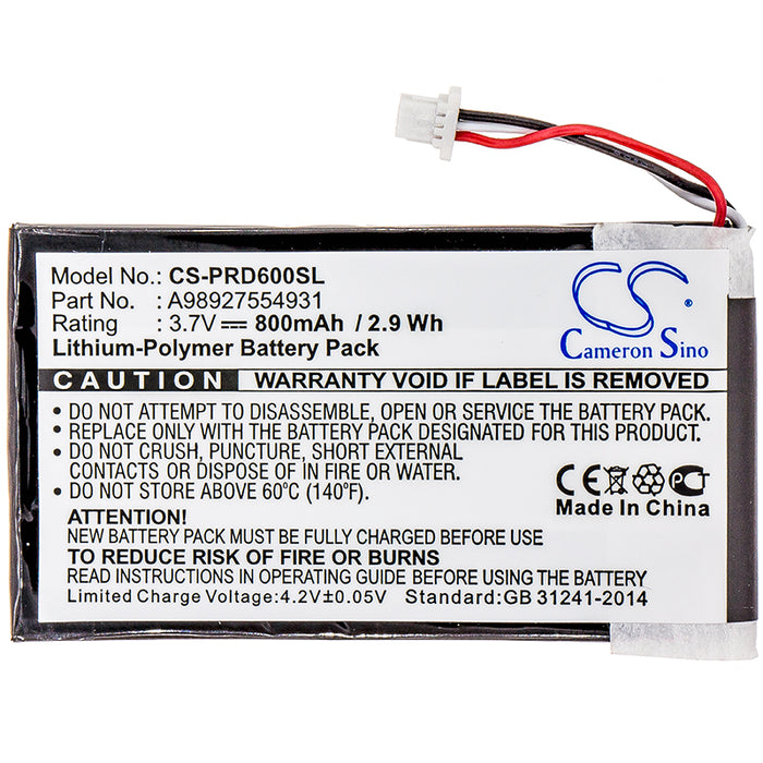 Sony PRS-600 PRS-600 BC PRS-600 RC eReader Replacement Battery-3