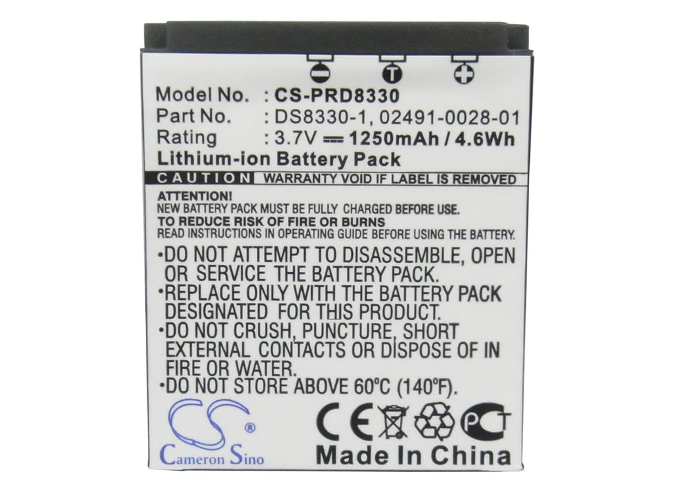 Premier DS8330 Camera Replacement Battery-5