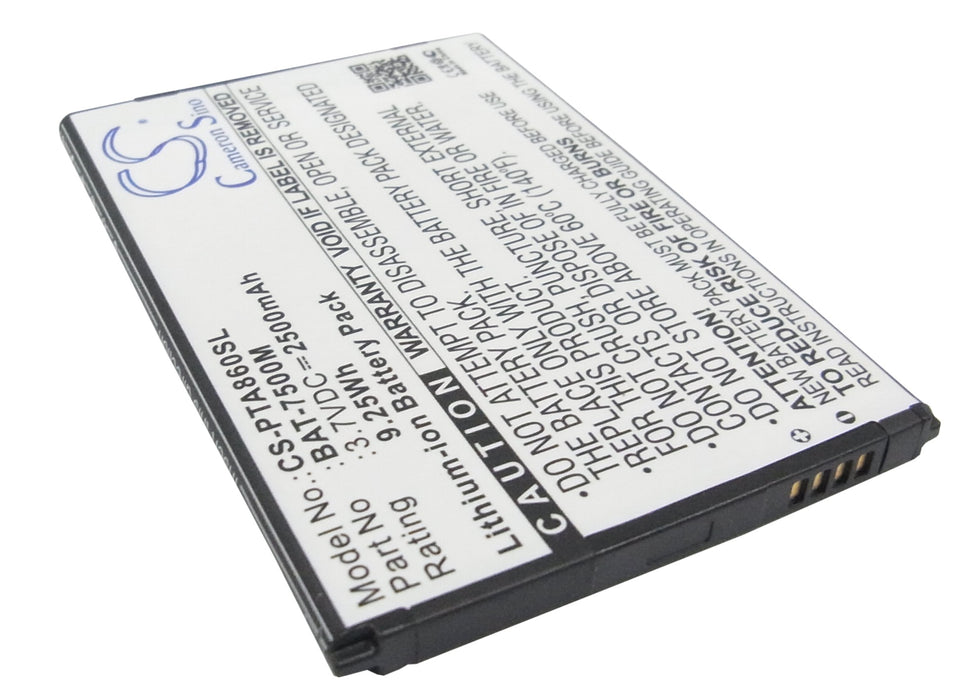 CS-PTA860XL Batteria 2700mAh Per Pantech/Sky A860, Vega 6, Vega N6: Sostituisce BAT-7400M