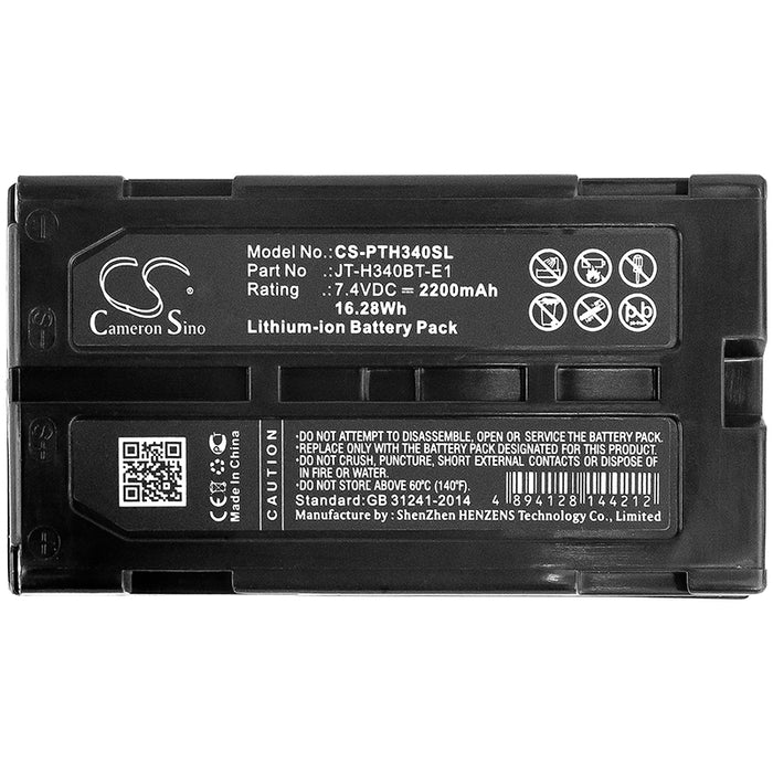 Panasonic JT-H340BT-10 JT-H340PR JT-H340PR1 2200mAh Printer Replacement Battery-3