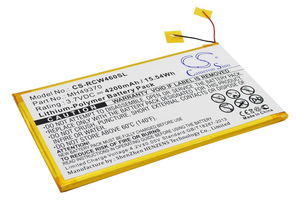RCA 10in RCT6203W46 RCT6203W46 10in Tablet Replacement Battery-2
